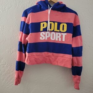 Polo Sport Ralph Lauren Crop Hoodie Size XS